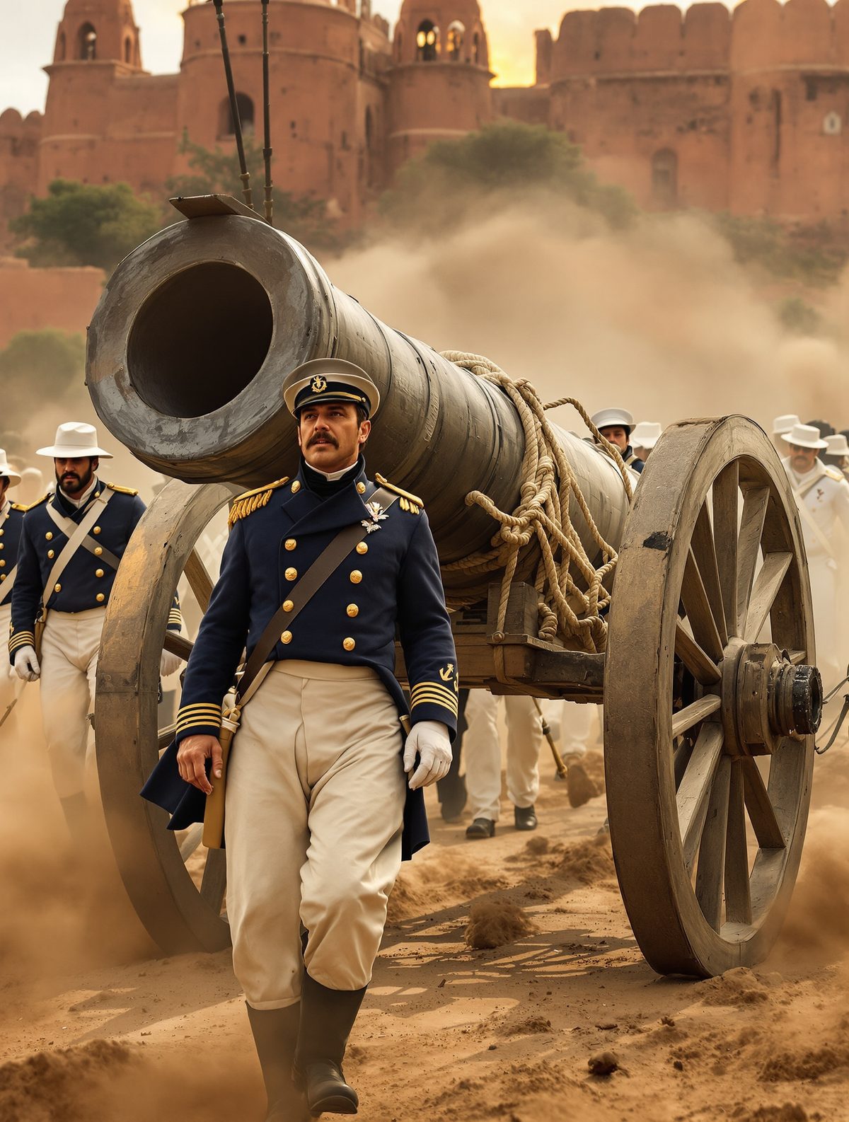 When Captain William Peel's Naval Brigade Dragged Their Ship Guns to Delhi