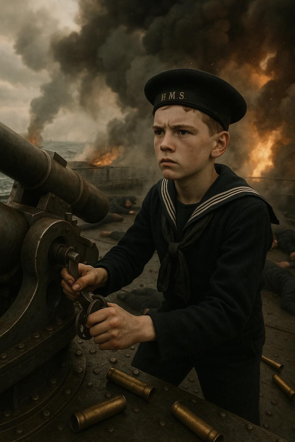 When Jack Cornwell Stood Alone at His Gun, Age 16