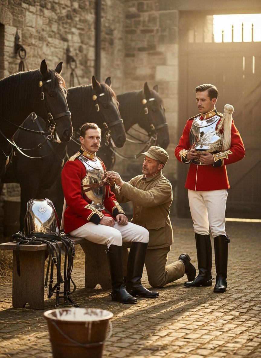 When the Life Guards Dressed for a Queen's Birthday, 1887